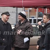 NPD Mitglied Thomas Wulff (links) mit Freunden.