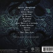 rear of the cd with tracklist