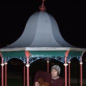 Gord on the tiny bandstand