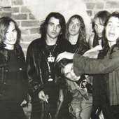 Members of CRUX, Denet (Cze) and Samael (Switzerland) - 1990