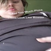 He Ate Too Much Pizza