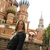 Alizee in Moscow.