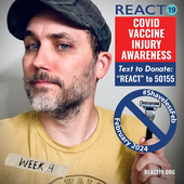 React19 Covid Vaccine Injury Awareness campaign