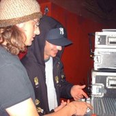 Scott and Oz mixing monitors for Nas.