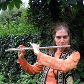 Parvati playing the Flute
