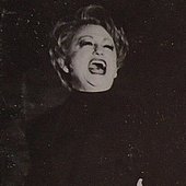 Marcia Lewis as Mama Morton in CHICAGO.