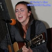 Megan Betley, open mic @ Fennario october 2009, photo by TIM HINES