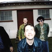 The Chills in 1999: Rodney Haworth, James Dickson, Martin Phillipps and Todd Knudson.