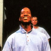 Clarke Peters GUYS AND DOLLS rehearsal