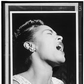 Portrait of Billie Holiday at Downbeat, Fifty-second Street New York, N.Y., ca. Feb. 1947