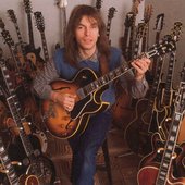Steve and his guitar collection