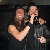 With Matthias Hechler (Crematory)