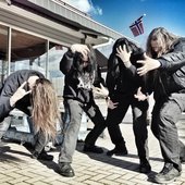   Dark Funeral at Inferno Festival 2003... A photo taken on the way...