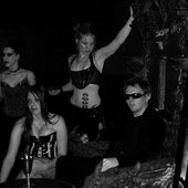 Filming the 'Goth Girls Are Easy' music video in Glasgow 2006.JPG