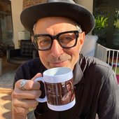 uhm hmm lemme not forget my jeff goldblum cup