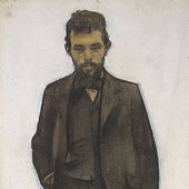 Amadeu Vives seen by Ramon Casas (MNAC).