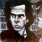 Nick Cave on the Dimmeys Mural Melbourne