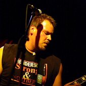 Our man Jan riffin' it at Factory, Helsinki, Finland
