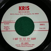 Lee Jones and the Unforgotten Two record label...