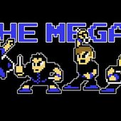 The Megas in 8-Bit style