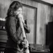 ROSEMARY playing the didge in studio at WaterWorks Entertainment