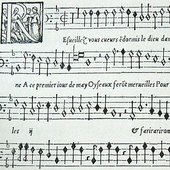 Sheet of Music by Nicolas Gombert