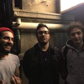 Ahmedowsky Trio before the concert (2018)