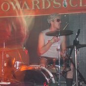 Rod Stewart on drums