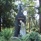 Grave of Friedrich von Flotow in the \"Alter Friedhof\" (old cemetery) in Darmstadt, Germany