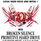 ERODE w/ Broken Silence Primitive Hard Drive & Under The Alliance at HIGH DIVE (Gainesville, FL) on Saturday July 30, 2016.