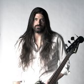 green-metallic-fretless-bass
