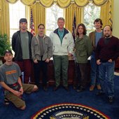 Pearl Jam and Bill Clinton in the White House, 1994