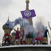 \"Putin got scared\", Red sq., 21st Jan, 2012