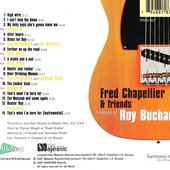 A Tribute To Roy Buchanan - Back