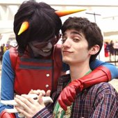 Toby Fox with Terezi Cosplayer