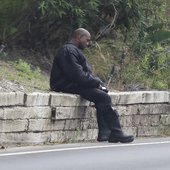 Another photo of Ye in Malibu on Monday (7.4.22)