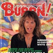 Don Dokken on the cover of Burrn! magazine