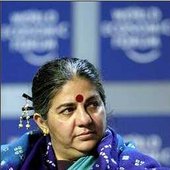 vandana shiva at davos 2001