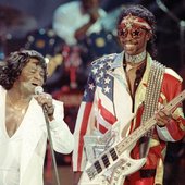 James Brown and young Bootsy Collins