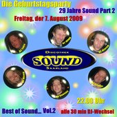 Sound Dillingen Flyer 29 Jahre SOUND Vol.2