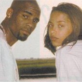 R. Kelly and Aaliyah