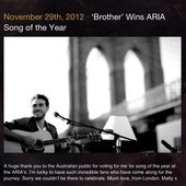 Matt Corby - ARIA Awards \"Song Of The Year\"