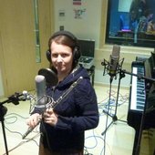 Recording at Canterbury College studio, Feb 2013