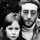 john and his son, julian lennon...