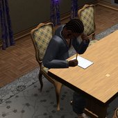 Sim Tonka writing rhymes