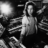 Michael Hoenig (early 1980s studio portrait – AI enhanced)