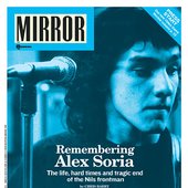 Alex on the front page of The Mirror. In Memoriam