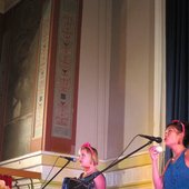 performing in Bishkek, Kyrgyzstan
