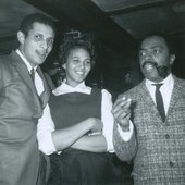  Larry Ridley, Patricia Greaves (waitstaff) and Roy Haynes at Lennie’s on the Turnpike, Salem MA, February 1964