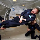 Hawking in zero-gravity